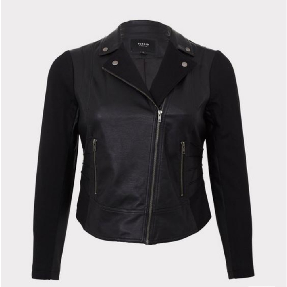 NWT Torrid Black Moto Jacket Torrid Size 4(26)